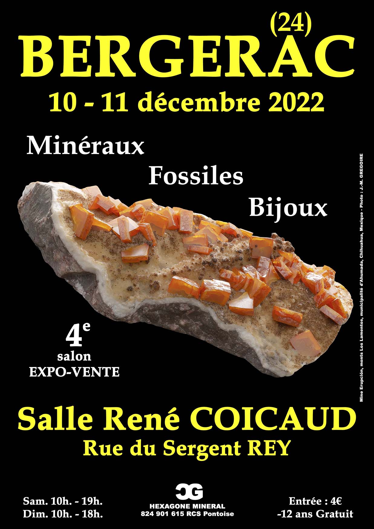 4e Salon minéraux fossiles bijoux