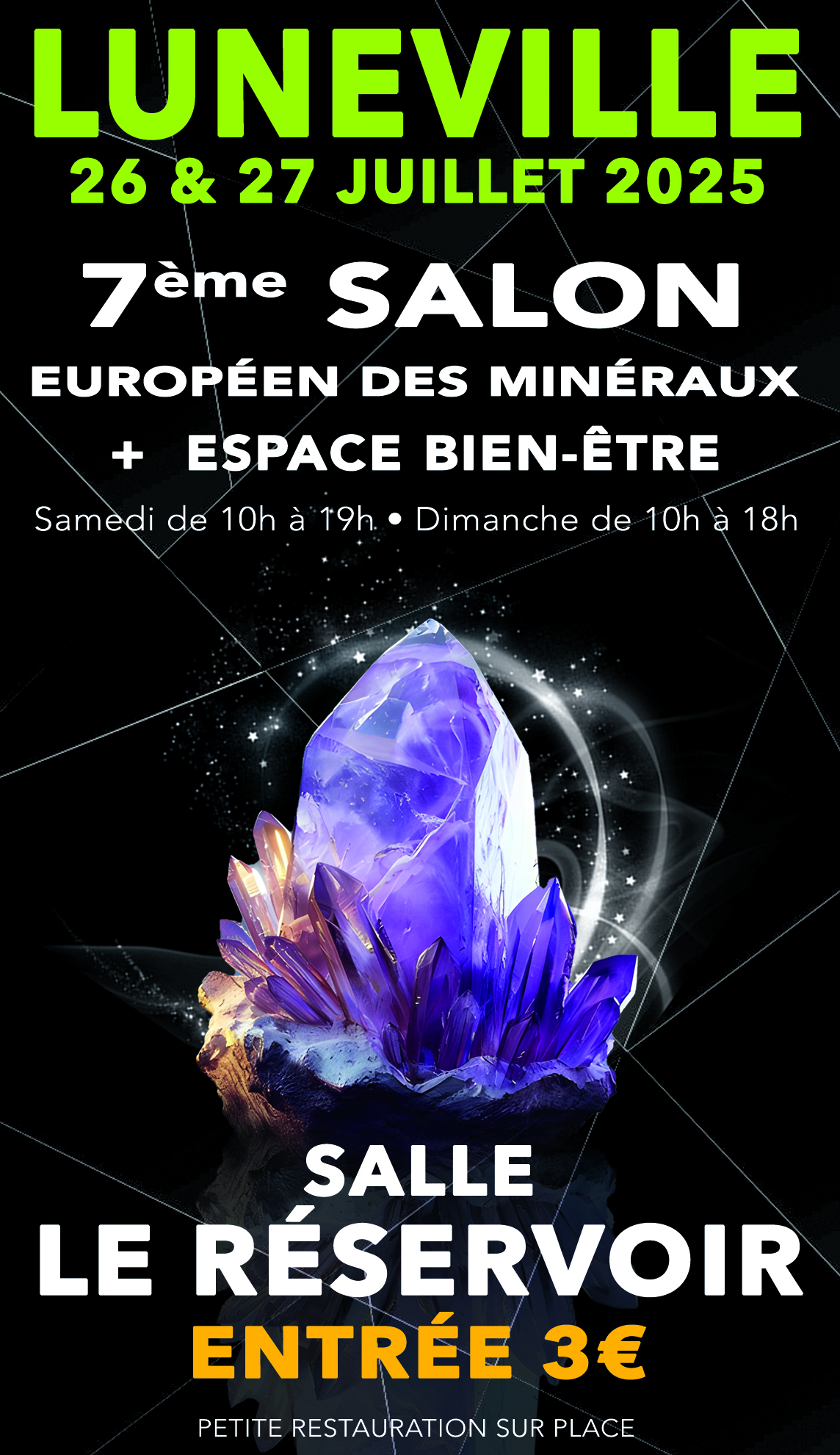Salon européen des minéraux - créations - espace bien-être