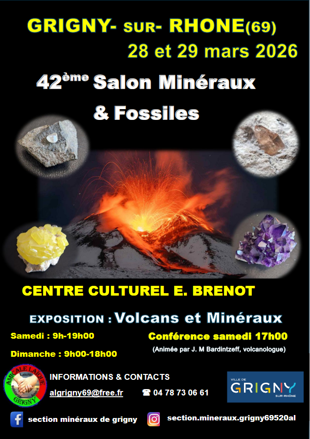 42 eme Salon Minéraux et Fossiles