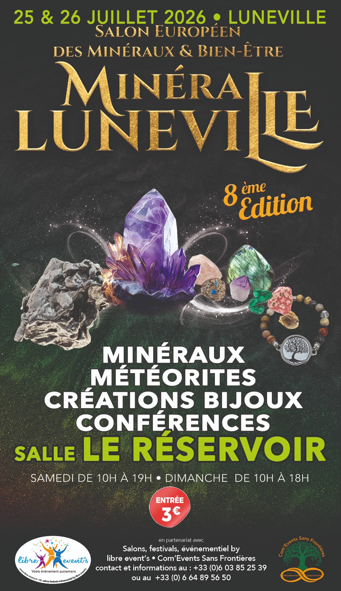 8ème salon européen des minéraux