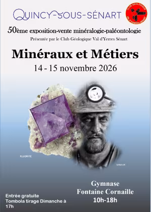 Feira de Minerais e Fósseis de Quincy-Sous-Senart
