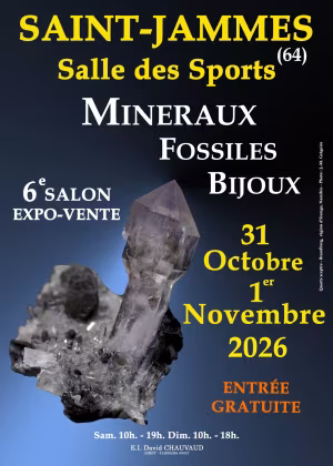 6ª Feira de Minerais, Fósseis e Joias de Saint-James