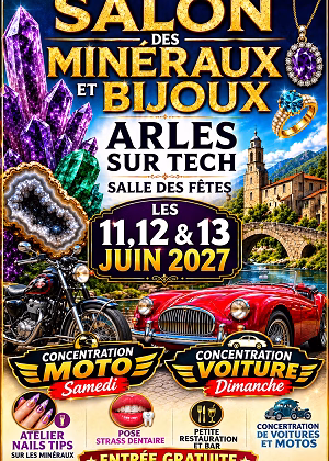 Feira de minerais e joias Arles no stand 66150