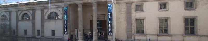 Galeria de Geologia e Mineralogia do Jardin des Plantes em Paris Peristyle et fronton galerie de Mineralogie