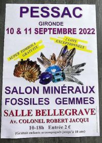 26ª Feira de Minerais, Fósseis e Gemas de Pessac