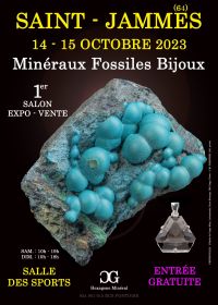 1ª EXPOSIÇÃO DE JÓIAS DE MINERAIS FÓSSEIS em SAINT-JAMMES