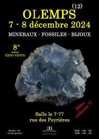 8ª EXPOSIÇÃO DE JÓIAS DE MINERAIS FÓSSEIS