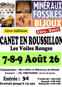 Feira de Minerais, Fósseis e Joias de Canet-en-Roussillon