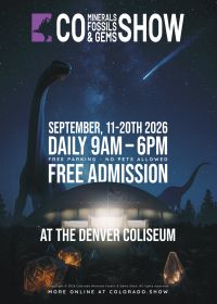 Exposição de Minerais, Fósseis e Gemas do Colorado