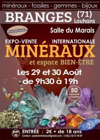 Primeira exposição de venda de minerais da Branges