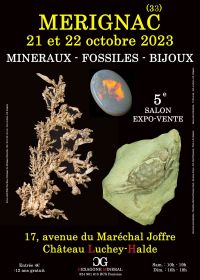 5ª Feira de Joalheria de Minerais Fósseis em Merignac