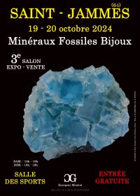 3ª EXPOSIÇÃO DE JÓIAS DE FÓSSEIS MINERAUYX em SAINt-JAMMES