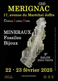 8ª mostra de joias fósseis de minerais Mérignac