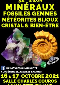 32ª Feira de Minerais Evento La Valette-du-Var - Minerais, Fósseis, Cristais e Bem-estar, Gemas, Joias