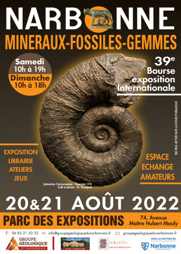 39ª Bolsa de Minerais e Fósseis de Narbonne