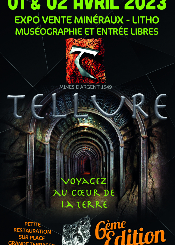 6ª exposição de venda de minerais e litografia