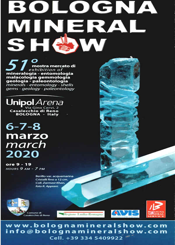51ª mostra mineral de Bolonha 2020