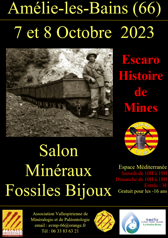 13ª Mostra de Mineralogia e Paleontologia Amélie-les-Bains