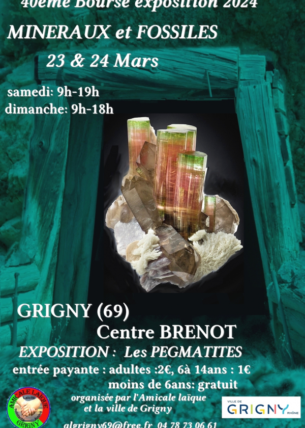 40ª exposição de minerais e fósseis