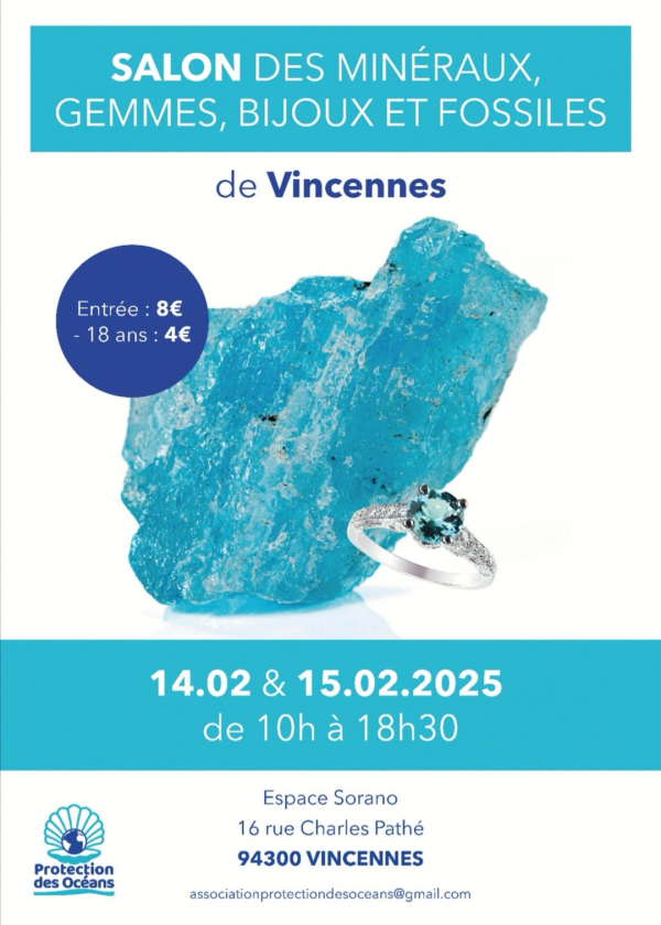 Feira de minerais, gemas, joias e fósseis