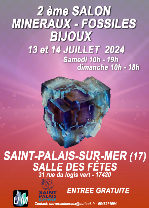 Minerais, fósseis, exposição de joias de grife.