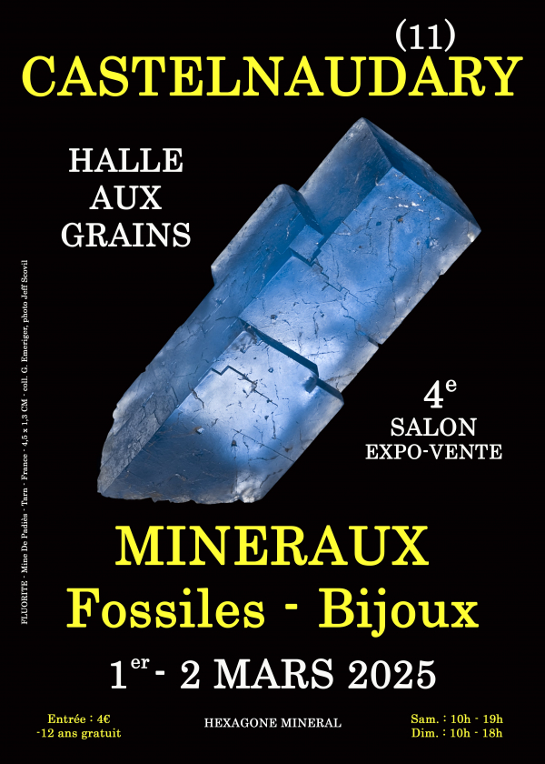 4ª Mostra de Joias Minerais Fósseis de Castelnaudary