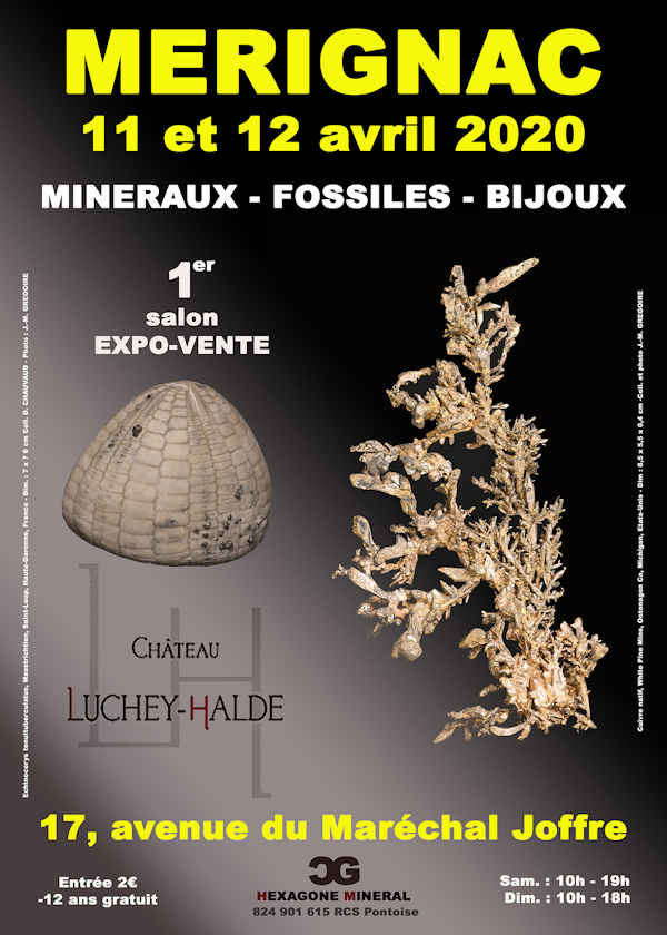 1ª edição da feira de minerais, fósseis e joias