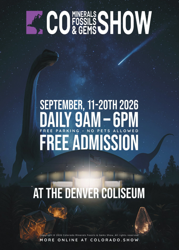 Exposição de Minerais, Fósseis e Gemas do Colorado