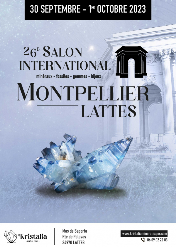 26ª Exposição Internacional de Gemas e Joalheria de Minerais Fósseis de Lattes - Montpellier (34)