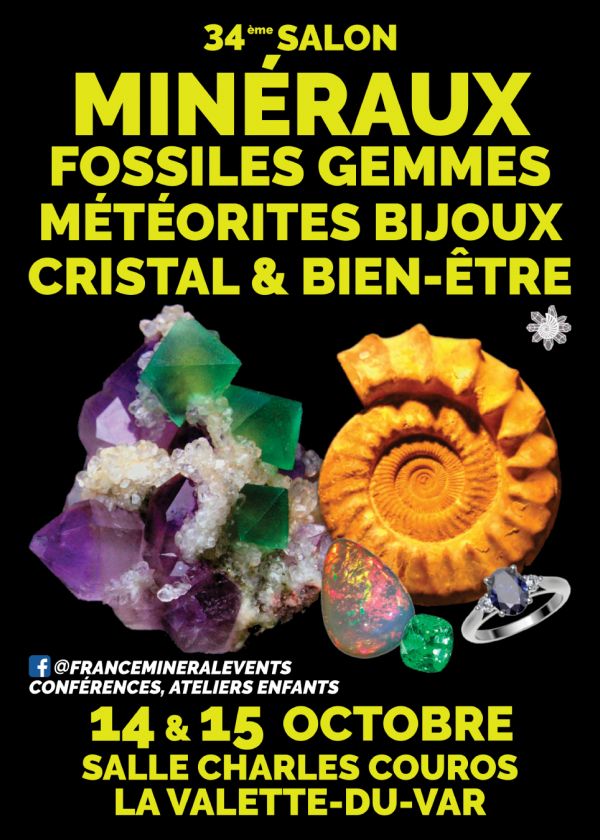 34ª Exposição de Minerais, Fósseis, Gemas e Joias de Valette-du-Var