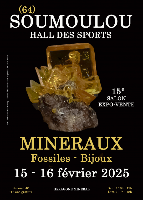 15ª Mostra de Joias Minerais Fósseis de Soumoulou 15ª Mostra de Joias Minerais Fósseis de Soumoulou