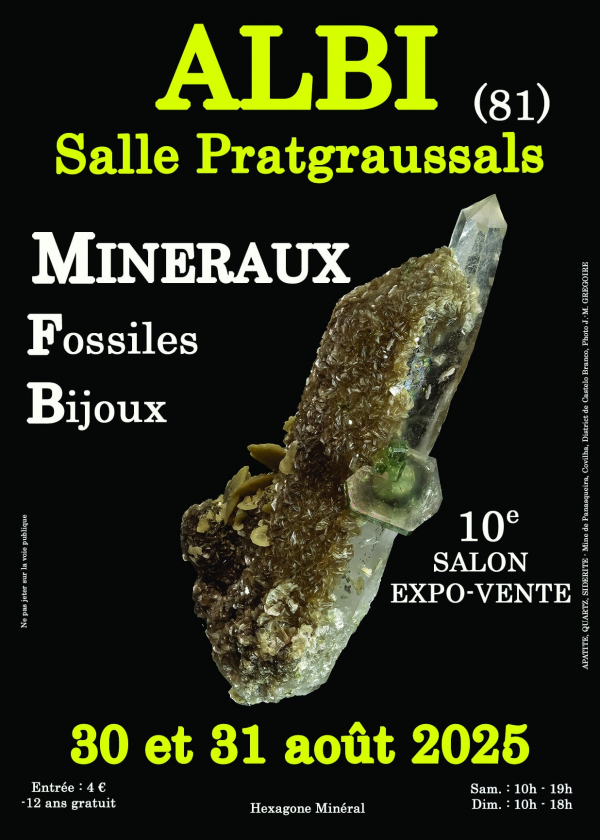 10ª FEIRA DE JOIAS E FÓSSEIS DE MINERAIS 10ª FEIRA DE JOIAS E FÓSSEIS DE MINERAIS