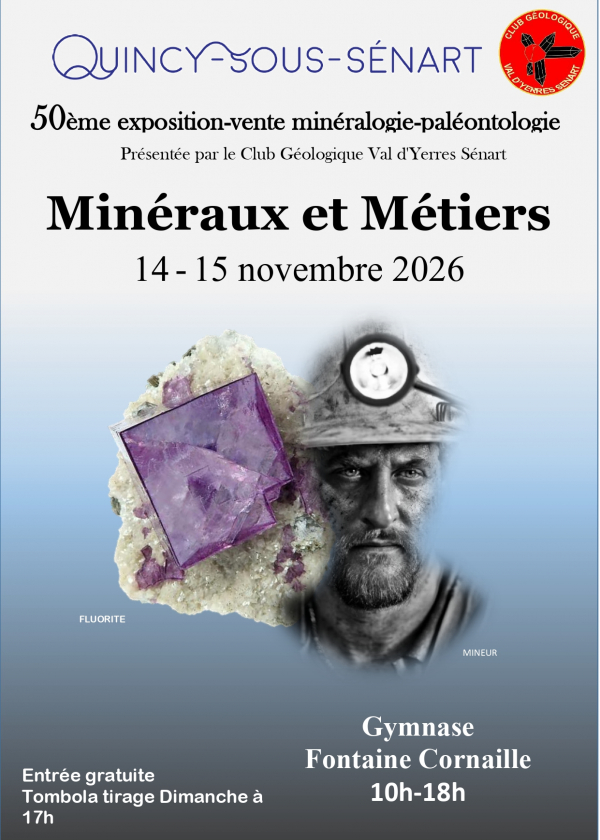 Feira de Minerais e Fósseis de Quincy-Sous-Senart