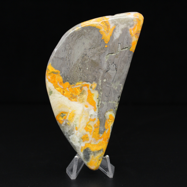 Pequena decoração de coleção Bumblebee em jaspe polido