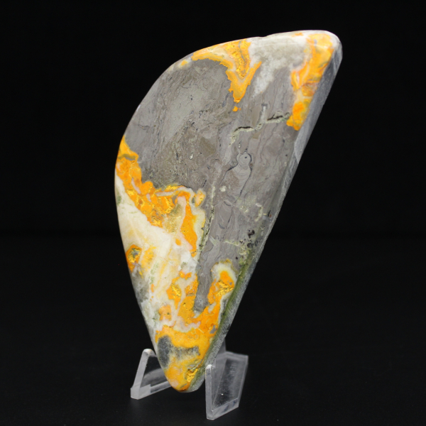 Pequena decoração de coleção Bumblebee em jaspe polido