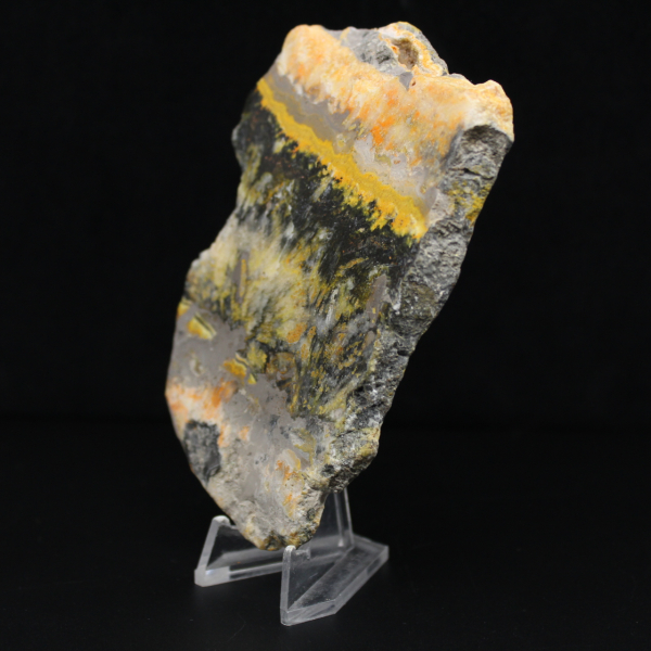 Placa decorativa de abelha em jaspe - 130g