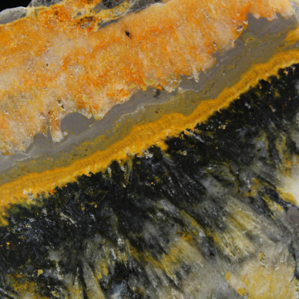 Placa decorativa de abelha em jaspe - 130g