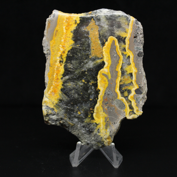 Espécime de Jaspe Abelha Polido - 105g