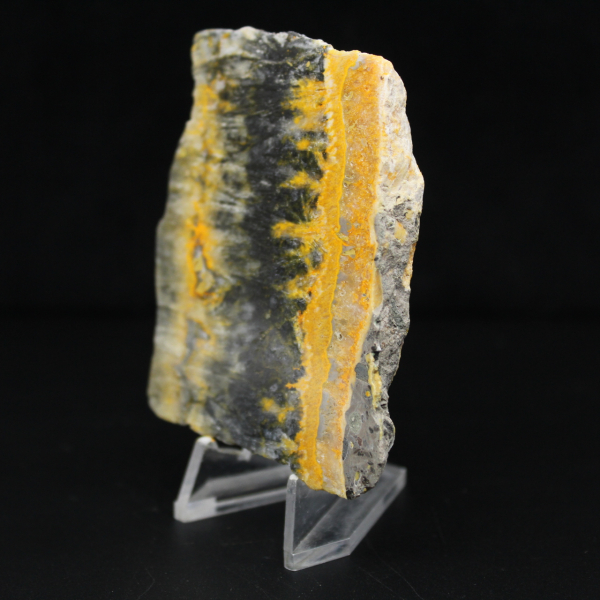 Pequena placa polida de Jaspe Abelha