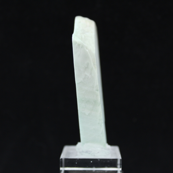 Fatia natural de aragonita verde para decoração