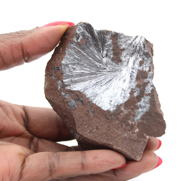 Grande peça de pirolusita cristalizada