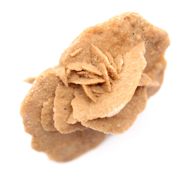 Rosa do deserto marroquino: um buquê cristalino de gesso.