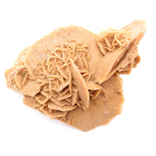 Rosa do deserto de Marrocos: cristal de gesso substancial