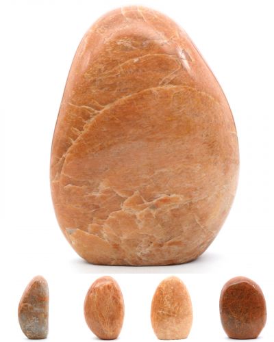 Pedra da lua rosa laranja de forma livre Madagascar collection novembro 2021