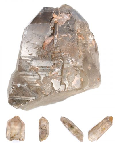 Quartzo fumê cru Madagascar collection novembro 2023