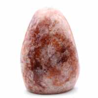 Pedra de quartzo vermelho natural