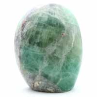 Pedra de fluorita verde de forma livre