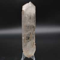 Cristal bi-terminado de quartzo fumê natural
