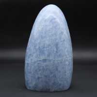 Pedra de calcita azul polida