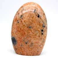 Pedra polida calcita laranja
